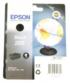 Epson Cartridge - 266 C13t26614010 Ink Cartridge Black 5 8ml
