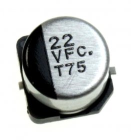 Panasonic 35v Smd-electrolytic 105 Degre - 22uf-35v Smd-elco Pan 105° 6,3x5,4mm