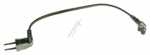 Compatible Euro Power Supply Cable - Euro Power Supply Cable Angled Black 0 3m
