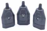 Bachmann Euro Coupler - Euro-socket, Black, 3 Pcs