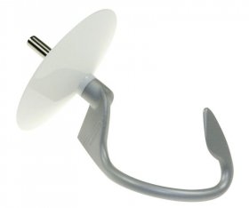 Kneader Hook - Kw712210 Dough Hook Without Bayonet Lock Aluminum With Retaining Ring [Delonghi]