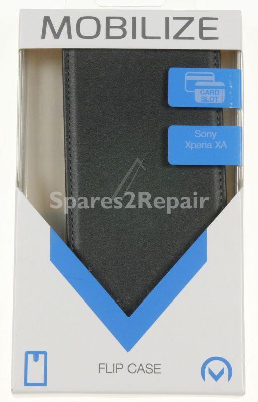 Mobilize Leather Bag Gsm - 23539 Mobilize Classic Gelly Flip Case Sony Xperia Xa Black