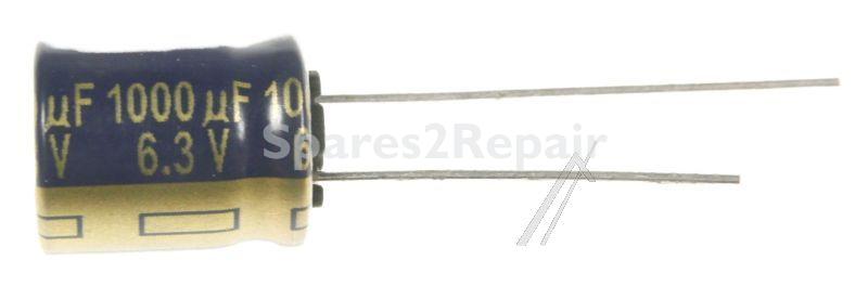 Panasonic 6.3v Radial Electrolytic 105gr - 1000uf-6,3v El-cap Radial Pan 105° 10x12,5mm -rohs-