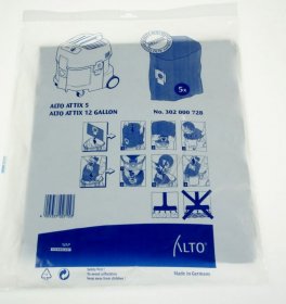 Nilfisk Vacuum Cleaner Bags - 302000728 Filter Bag Attix 5 Set 5