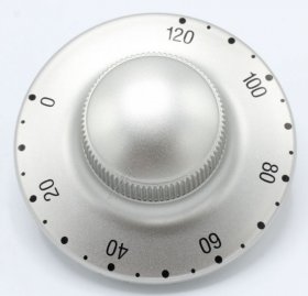 Control Knob - 5918121200 Knob Timer Silver(1 [Delonghi]