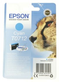 Epson Cartridge - T0712 C13t07124012 Ink Cartridge Cyan 5 5ml