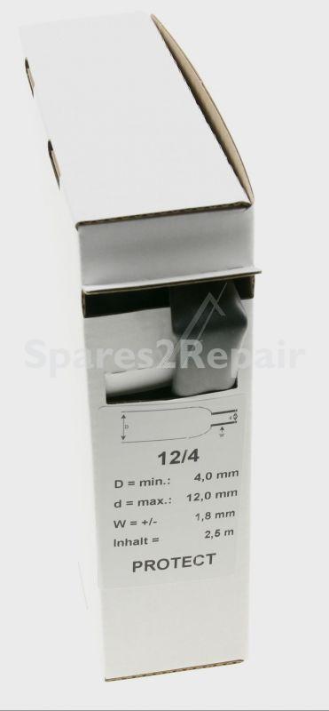 Deray Heat Shrink Tubing - Iakt Schrumpfschlauch Ø12mm 4mm 2,5m Lang Kleberbeschichtet 3:1