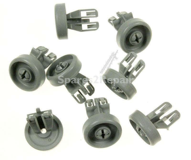 Roller For Dishwasher Basket - C00311316 481252888112 Wheel Basket Lower 10809 8pcs [Whirlpool Indesit]