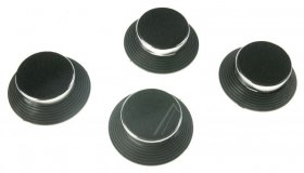 Inakustik Cushion - Exzellenz Bolide 008550 Device And Speaker Feet- Absorber Set (4 Pieces) Chrome