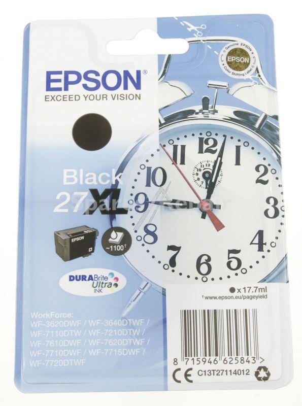 Epson Cartridge - 27xl C13t27114012 Cartridge Black 17 7ml