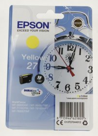 Epson Cartridge - 27 C13t27044012 Ink Cartridge Yellow 3 6ml