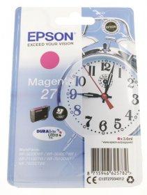 Epson Cartridge - 27 C13t27034012 Ink Cartridge Magenta 3 6ml