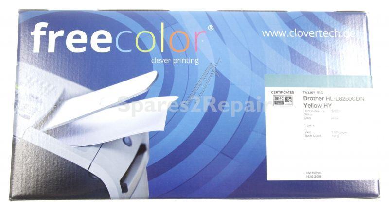 Freecolor Toner Cartridge - Tn326y-frc K15785f7 Toner Cartridge Yellow 3 5k