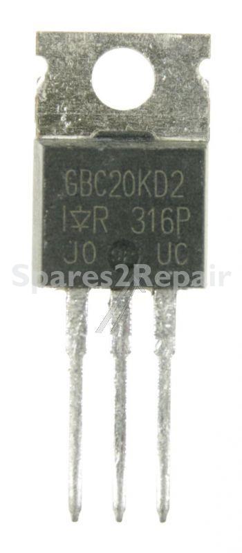 International Rectifier Transistors - Gbc20kd2 Irgbc20kd2 Igbt 600v 6a To-220