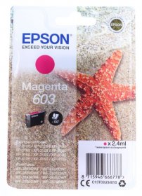 Epson Cartridge - 603 C13t03u34010 Cartridge Magenta 2 4ml