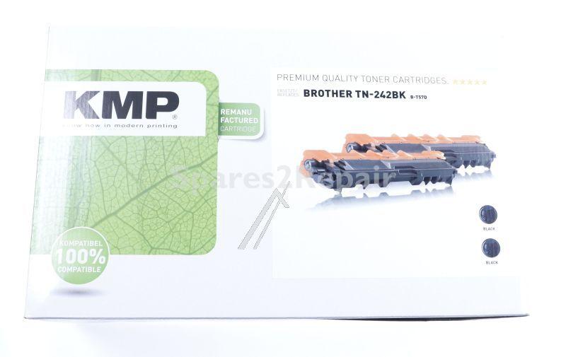 Kmp Toner Cartridge - 1248 0021 B-t57d Toner Cartridge Black Double Pack Each 2 5k