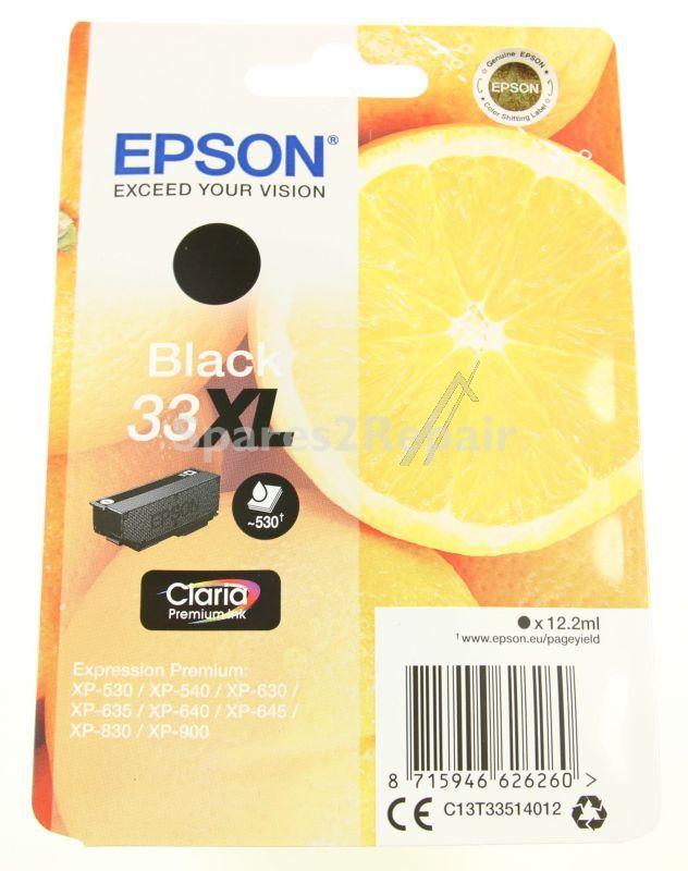 Epson Cartridge - 33xl C13t33514012 Ink Cartridge Black 12 2ml