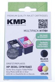 Kmp Cartridge - 1763 4005 H178v Ink Cartridge Multipack Color-black