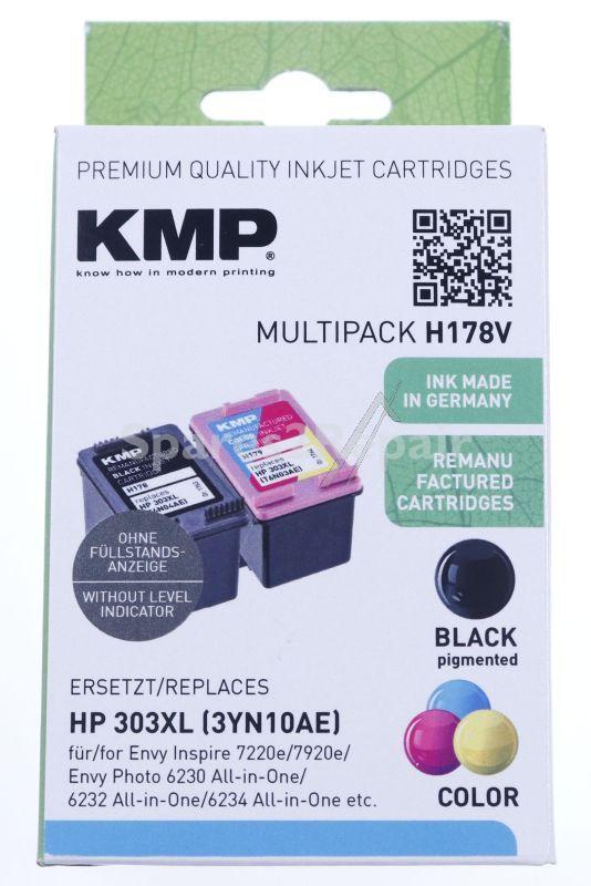 Kmp Cartridge - 1763 4005 H178v Ink Cartridge Multipack Color-black