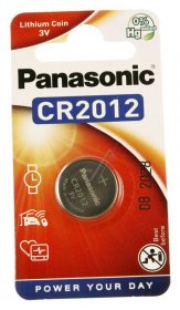 Panasonic 3.0v Button Cell Battery - Cr2012 3v - 55mah Lithium Button Cell Battery 1er Blister Panasonic 3.0v Button Cell Battery - Cr2012 3v - 55mah Lithium Button Cell Battery 1er Blister