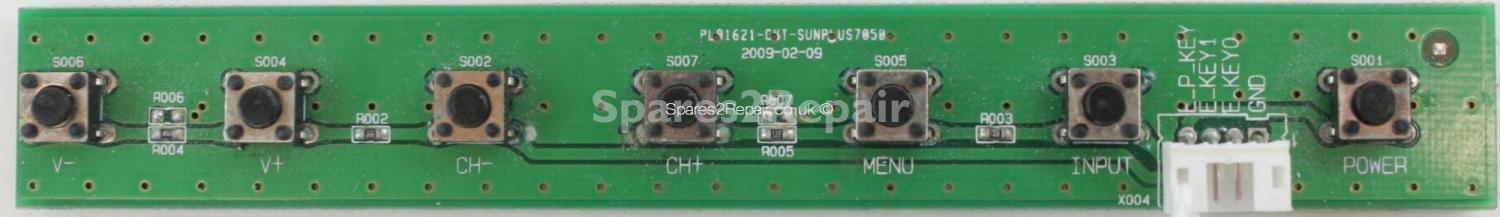 Akura APLDVD21621W-HDID - Buttons - PLA1621-CVT-SUNPLUS7050