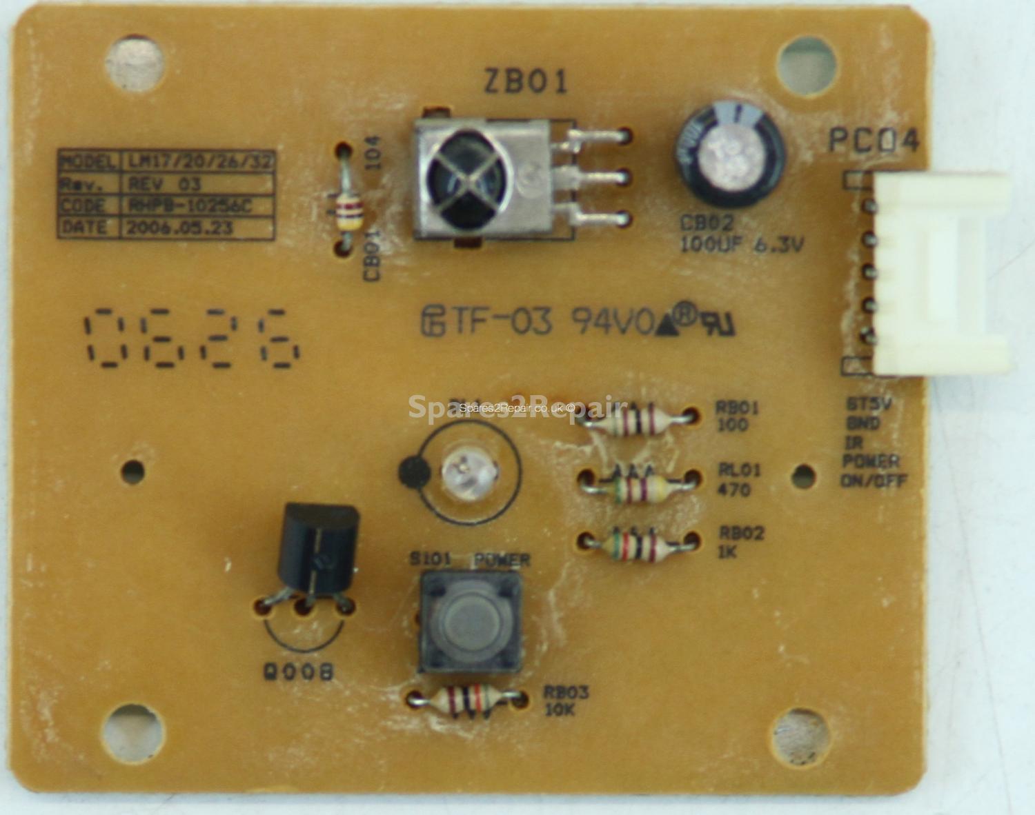 DMTECH LM37XTY - IR Power Button - RHPB-10256C - REV 03