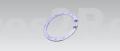 Door Frame - 140237102029 Door Frame Back Grey Ø486 2mm [Electrolux Aeg]