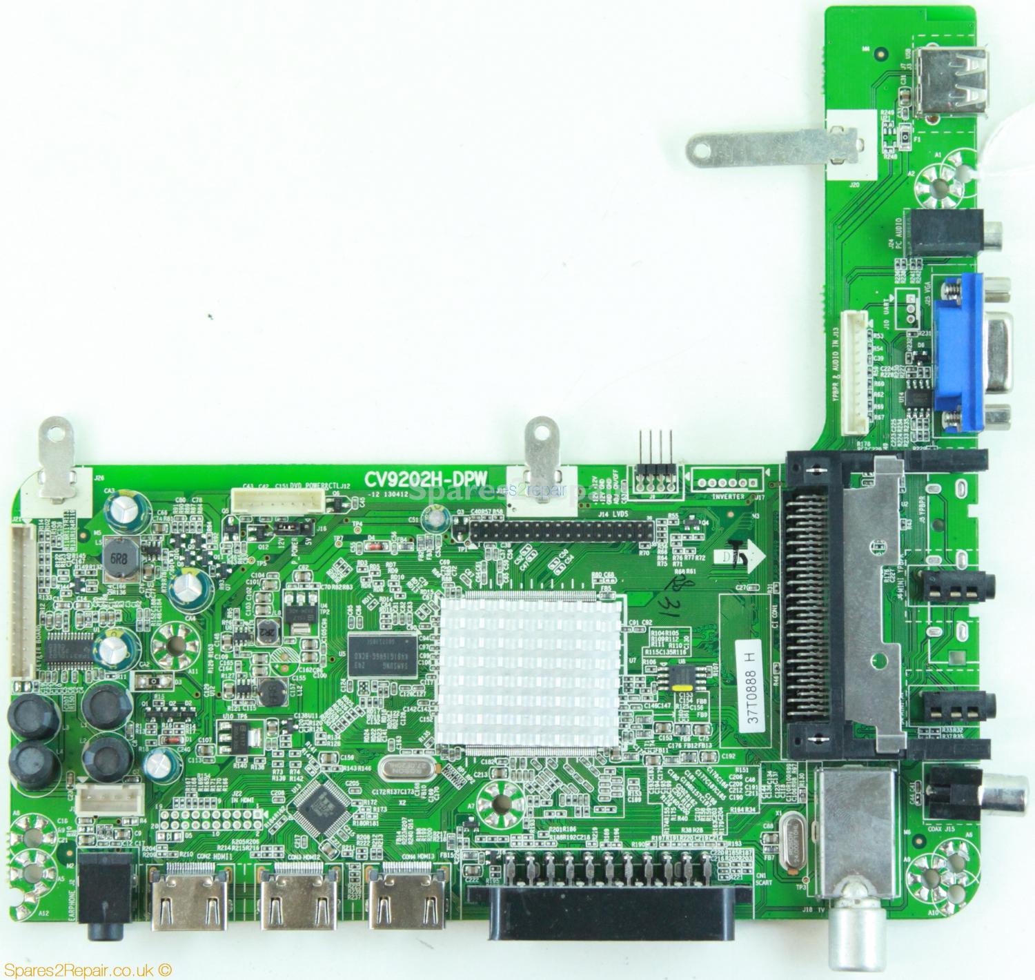 Goodmans GVLEDHD39DVD - Main AV - 37T0888 H - CV9202H-DPW -12 - 130412 - V390HJ1-P02