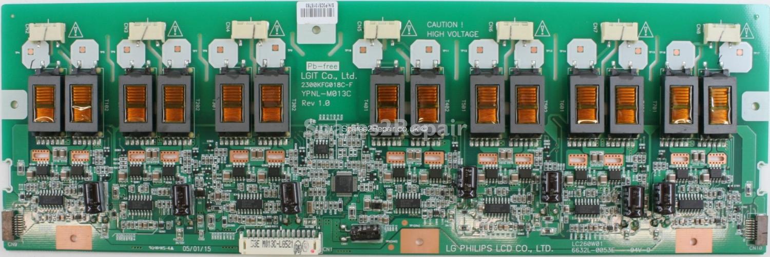 Hitachi 26LD6200 - Inverter - 6632L-0053E - 2300KFG018C-F - YPNL-M013C - Rev 1.0 - LC260W01