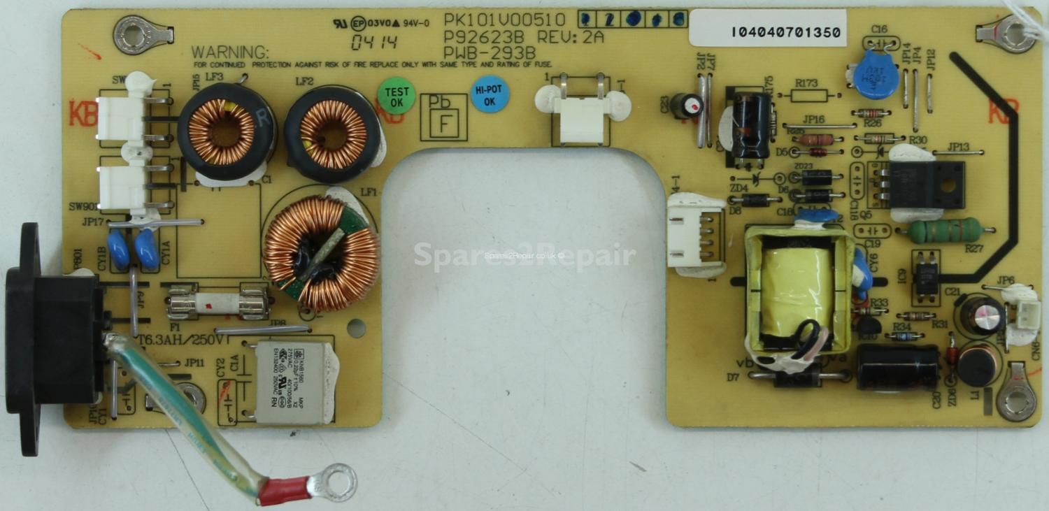 Hitachi 28LD5200E - Sub PSU - PK101V00510 - REV:2A - P92623B - PWB-293B
