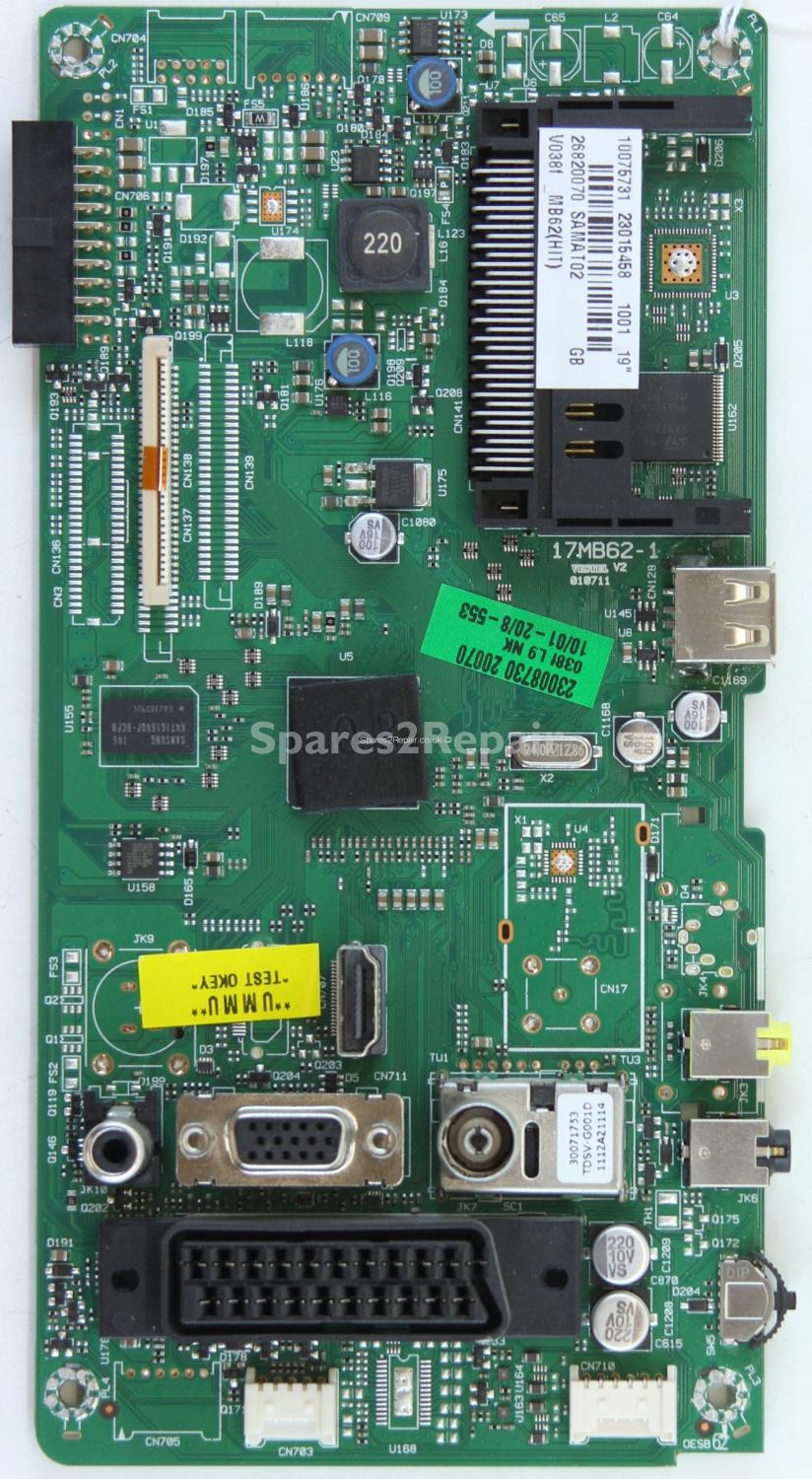 Hitachi L19VG07UJ - Main AV - 23015458 - 17MB62-1 V2 - 010711