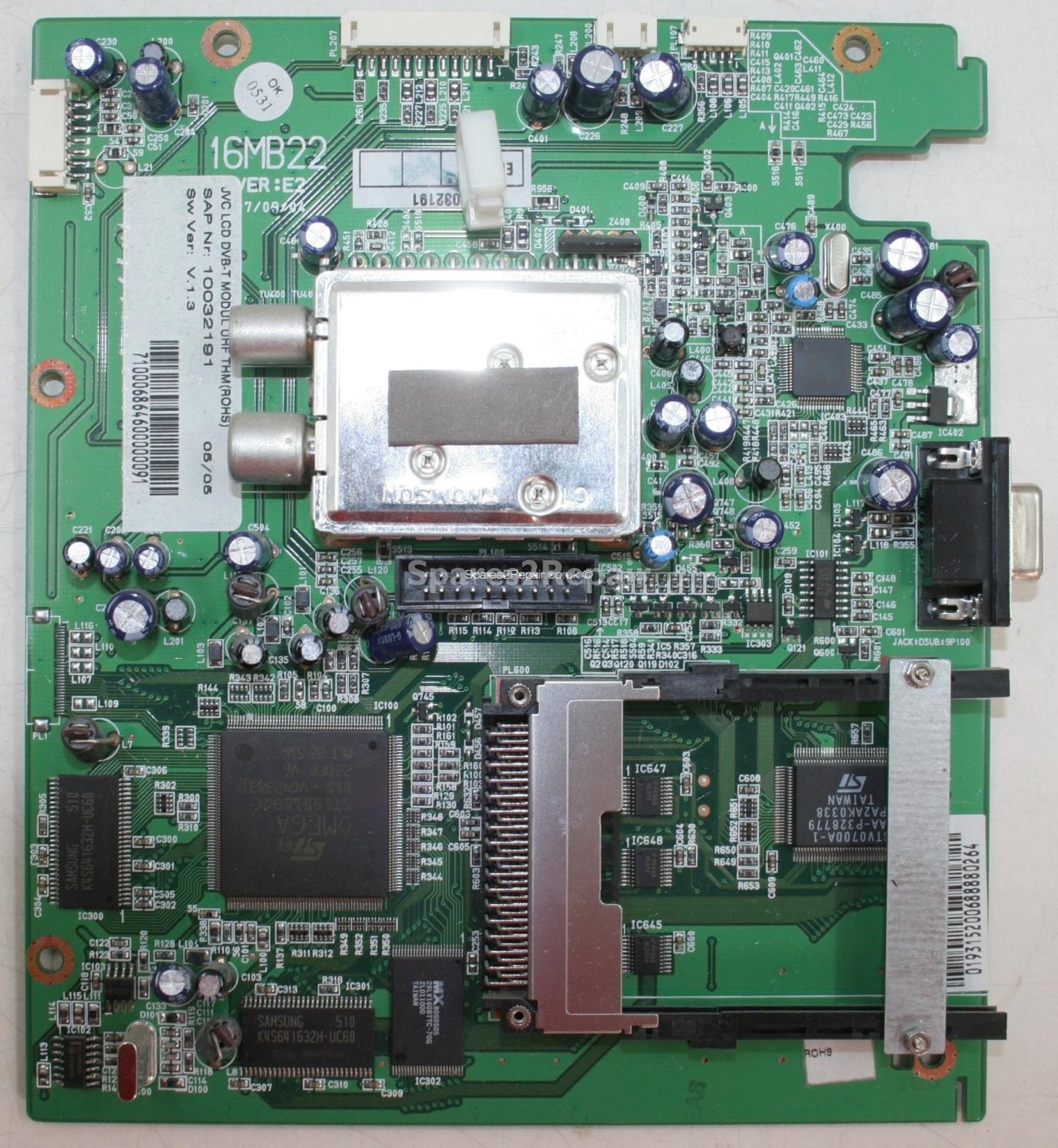 JVC LT-32D50BJ - Card Reader - 16MB22 VER E2