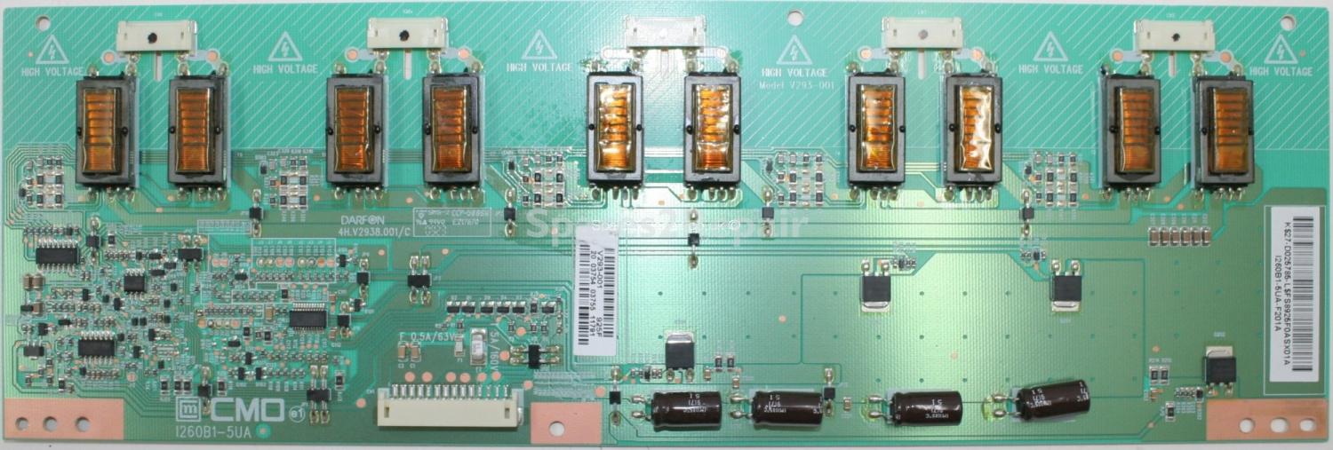 LG 26LH2000 - Inverter - V293-001 - 4H.V2938.001 /C - 27-D025785 - I260B1-5UA-F201A - I260B1-5UA