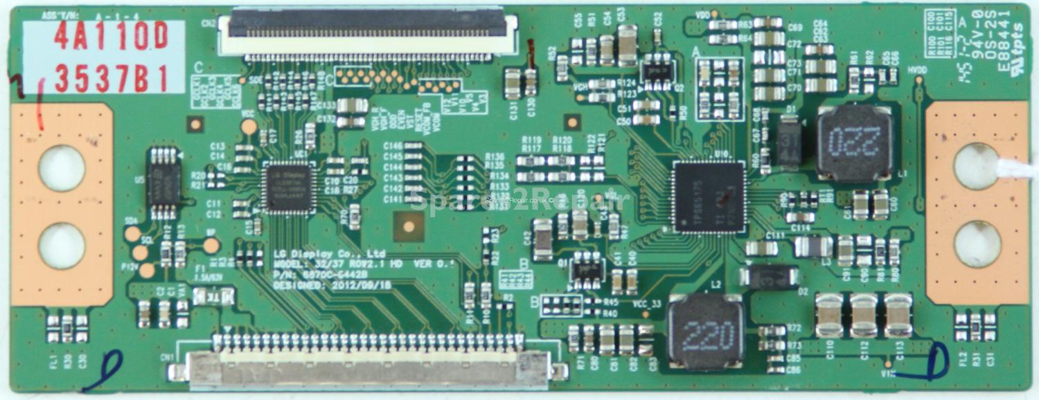 LG 32LB550B - T-Con - 6871L-3537B - 6870C-0442B - 32/37 ROW2.1 HD VER 0.1