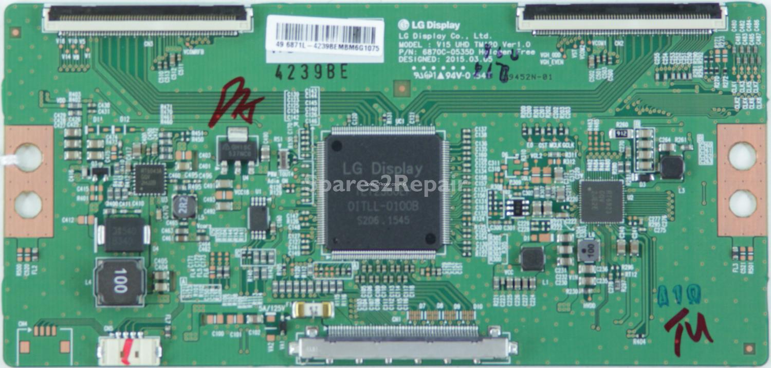 LG 49UF640V - T-Con - 6871L-4239B - 6870C-0535D - V15 UHD TM120 Ver1.0