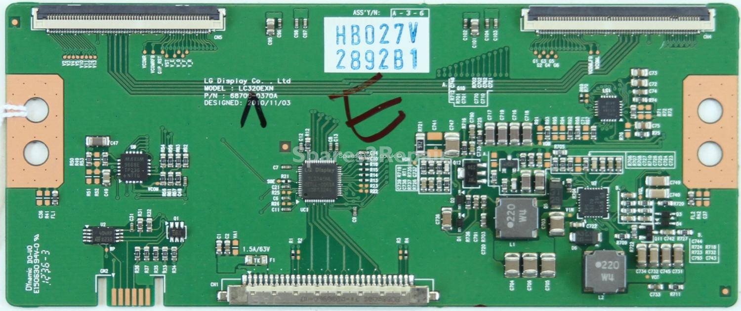 LG 32LS3450 - T-Con - 6870C-0370A - 6871L-2892B - LC320EXN