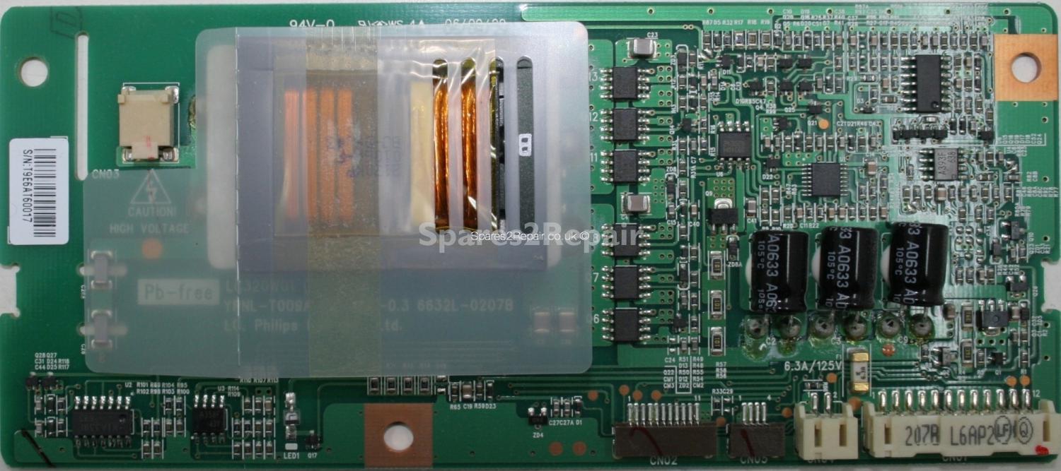 LG 32LX2R - Inverter - YPNL-T009A (S) REV-0.3 - 6632L-0207B - LC320W01 (MASTER)