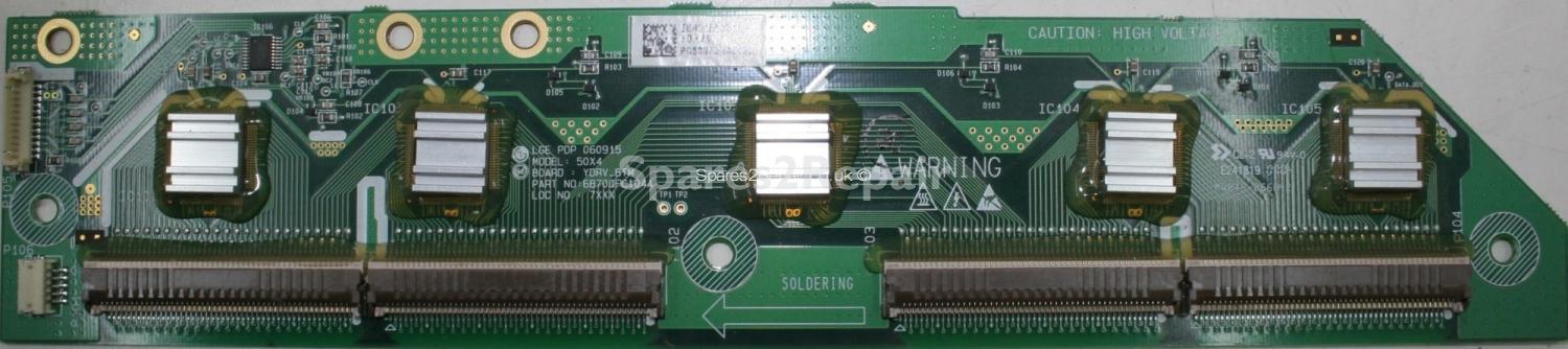 LG 50PC56 - DRV - EBR31650201 - 6870QFC104A - 50X4 YDRV_BTM - PDP 060915