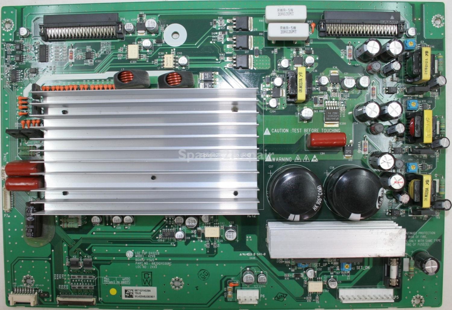 LG RZ-42PX11 - YSUS - 6870QYE008C - 6871QYH029A - PDP 040228 - 42V6