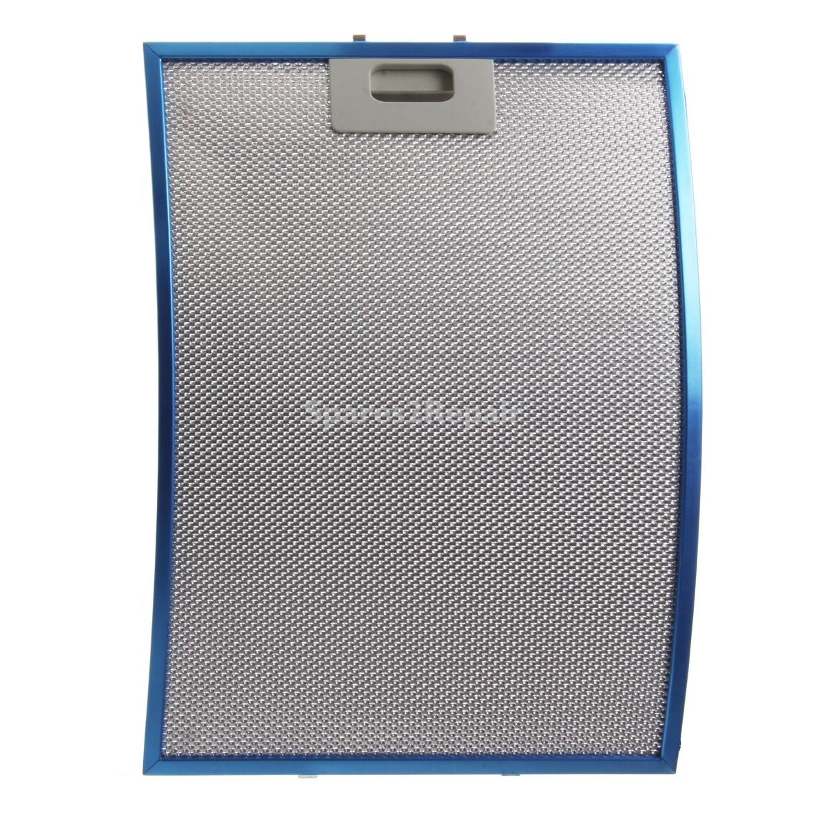 Universal Wire Mesh Cooker Hood Filter, Handle Side Length 280mm, Plain Side Length 370mm, fits Teka