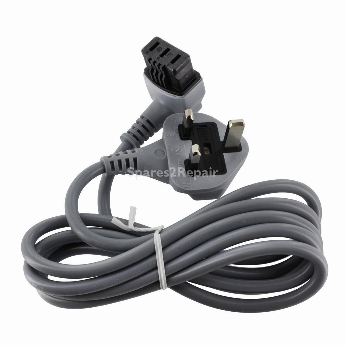 Compatible for BSH Bosch, Neff, Siemens Multi-Model Fitting Dishwasher 3-Pin UK Mains Plug & Power Supply Cord Cable