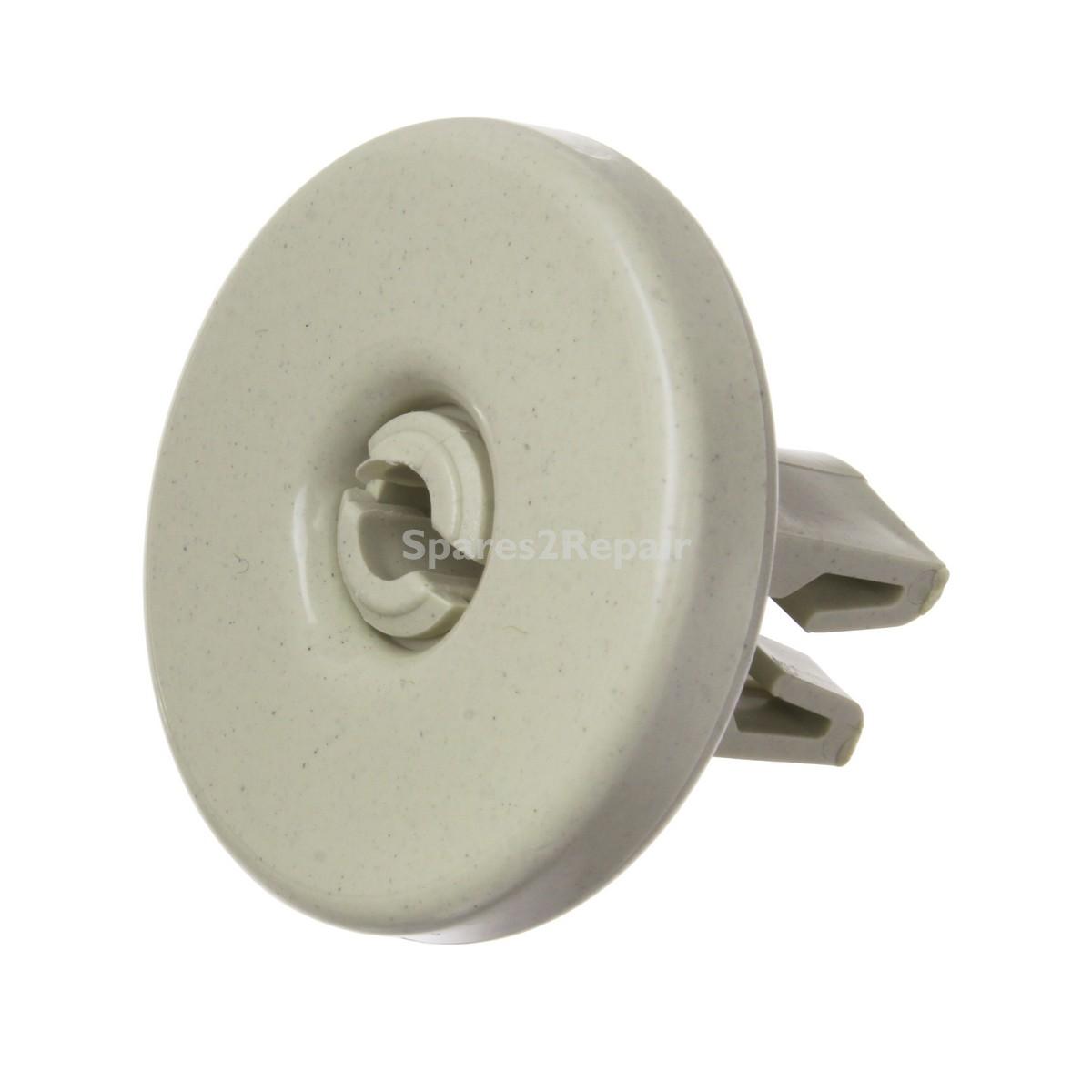 Compatible for AEG, Arthur Martin, Atag, Electrolux, Firenzi, Juno, Kuppersbusch, Lloyds, Marijnen, Privileg, Rex, Rosenlew, Tricity Bendix, Zanker, Zanussi, Zoppas Multi-Model Fitting Lower Bottom Basket Wheel & Clip (Pack of 1)