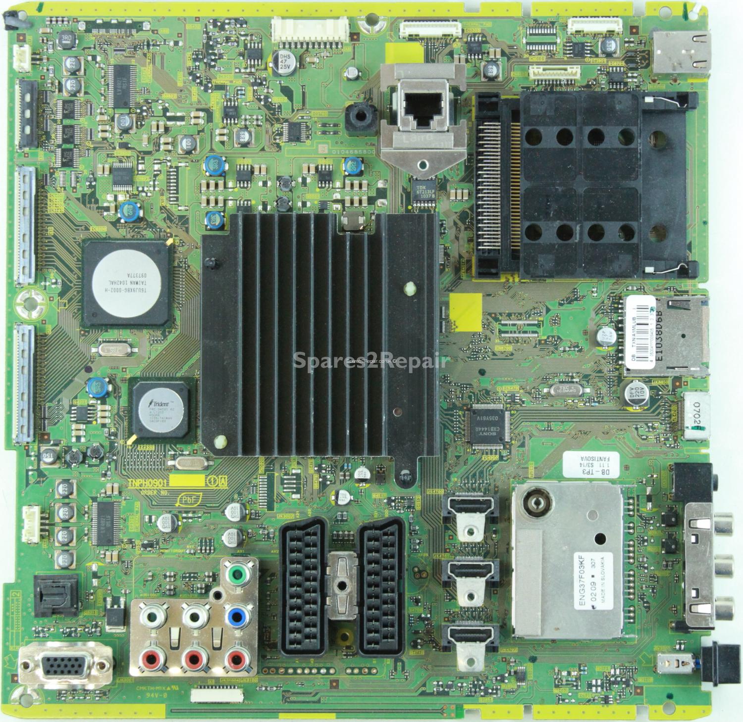 Panasonic TX-P50V20BA - Main AV - TXN/A1MLUB DB - TNPH0901 1A