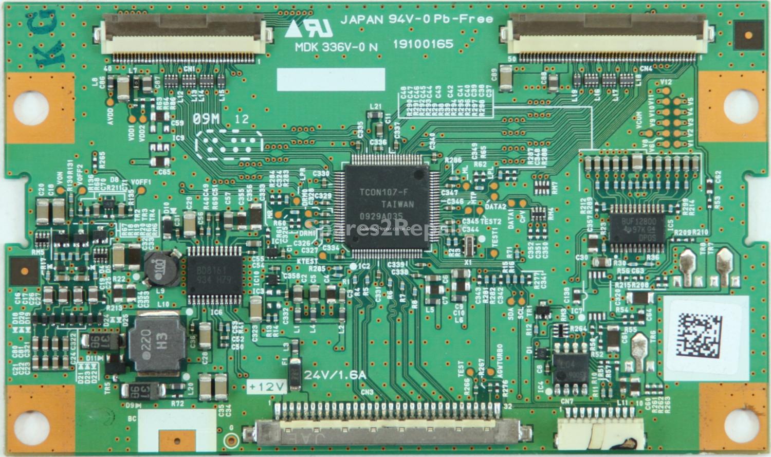 Panasonic TC-L32X1 - T-Con - 19100165 - MDK 336V-0 N