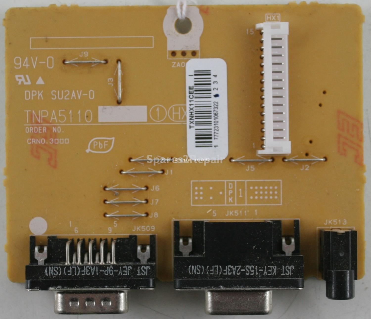 Panasonic TH-50PF20ER - Input Board - TNPA5110 - TXNHX11CEE