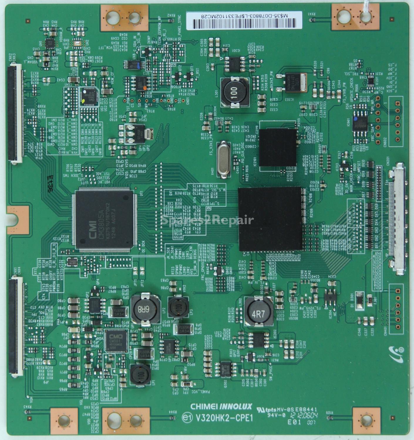 Samsung UN50EH6000F - T-Con - 35-D078803 - V320HK2-CPE1 e1