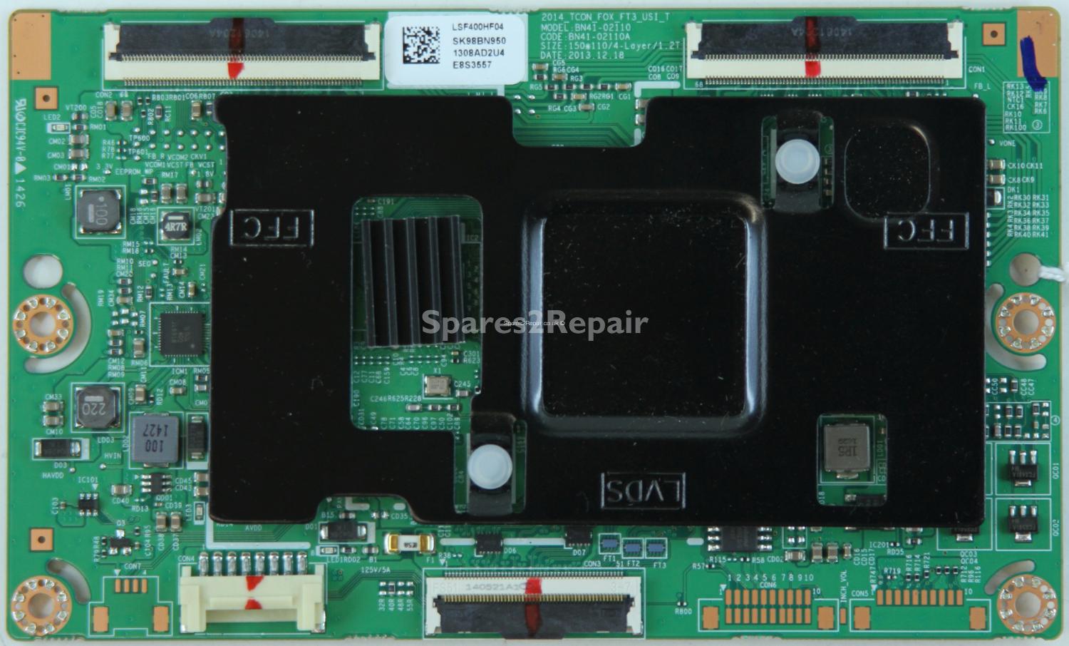 Samsung UE40H6705 - T-Con - BN95-01308A - BN41-02110A - 2014_TCON_FOX_FT3_USI_T - LSF400HF04