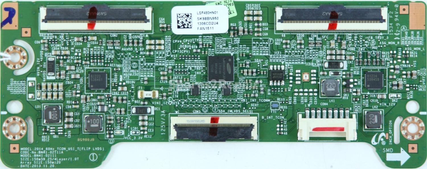 Samsung UE48J5500AK - T-Con - BN95-01306C - BN41-02111A - LSF480HN01 - 2014_60Hz_TCON_USI_T(FLIP LVDS)