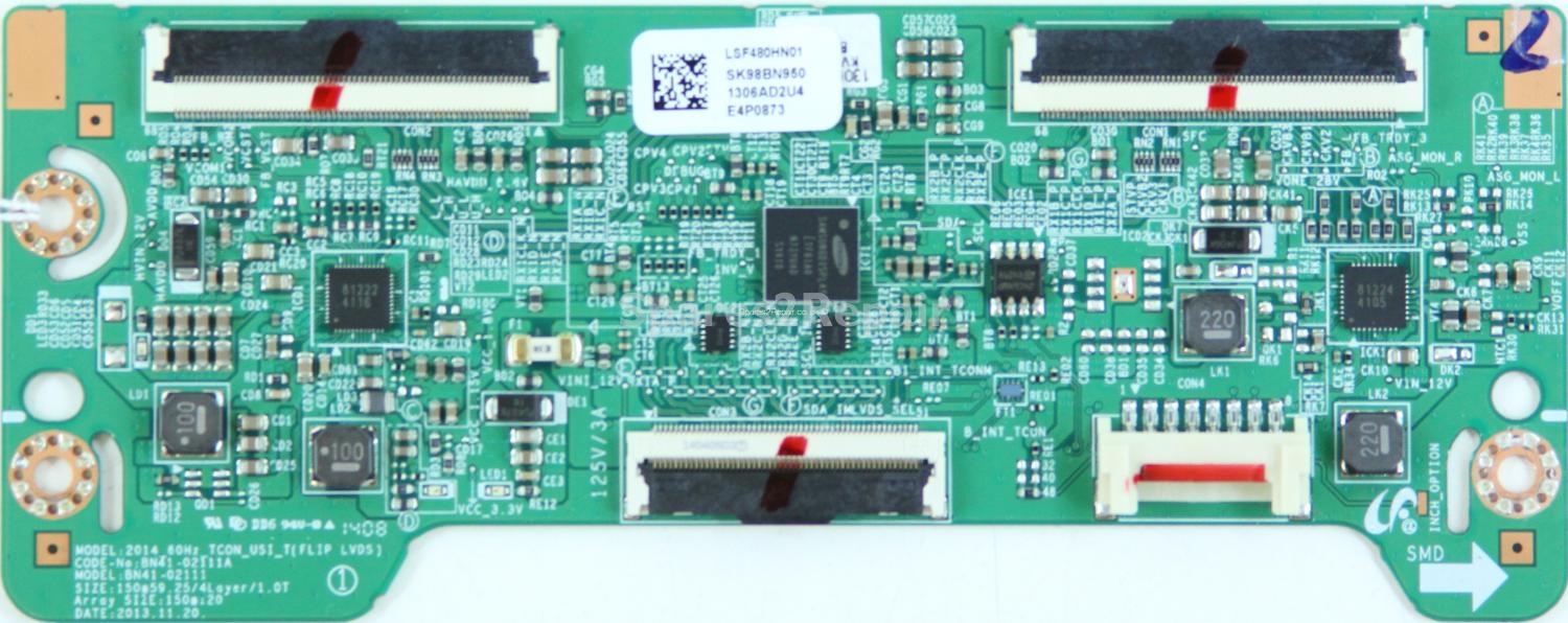 Samsung UE48H5500AK - T-Con - BN95-01306A - BN41-02111A - LSF480HN01 - 2014_60Hz_TCON_USI_T(FLIP LVDS)