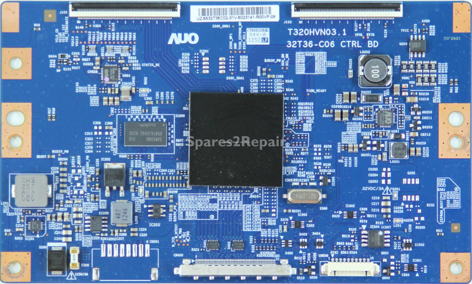 Samsung UE32F6100AK - T-Con - 55.32T36.C02 - T320HNVN03.1 - 32T36-C06 CTRL BD